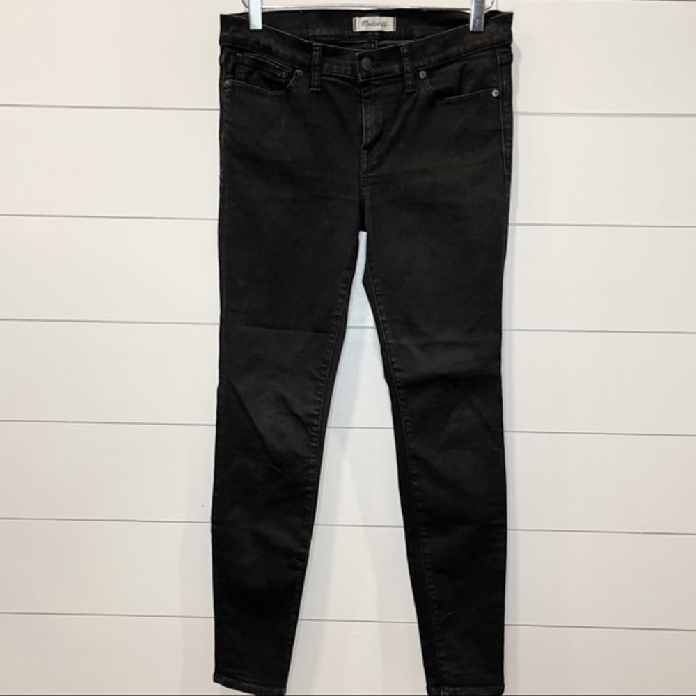 Madewell 8” Skinny Black Denim Jeans Womens size 28